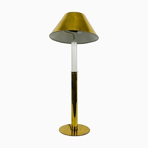 Lampe de Bureau Mid-Century en Laiton Massif de United Workshop, Allemagne, 1960s