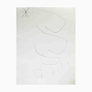 Joan Miró - Diary of a Writer - Original Etching by J. Miró - 1975