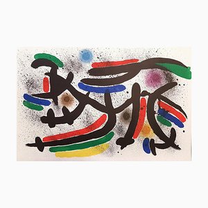 Joan Miró - Miró Lithographe I - Plate IX - Original Lithograph - 1972