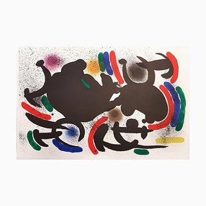 Litografía Joan Miró - Miró Lithographe I - Plate VII - Litografía original - 1972