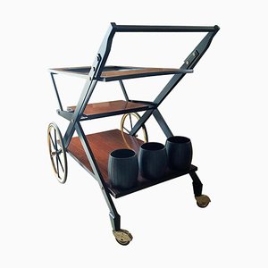 Carrello in stile Osvaldo Borsani per Tecno, anni '60