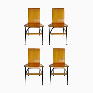 Esszimmerstühle von Rinaldo Scaioli und Eugenia Alberti Reggio, 1960er, 4er Set
