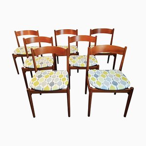 Teak Modell 101 Esszimmerstühle von Gianfranco Frattini für Cassina, Italien, 1960er, Set of 7