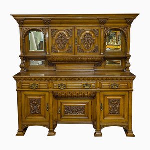 Antikes Sideboard von J. Cambell & Co Cabinet Makers Glasgow, Schottland