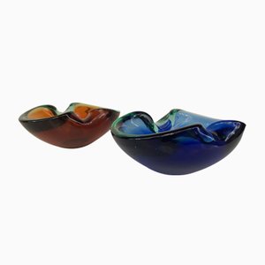 Murano Glass Bowls, 1960s, Set of 2