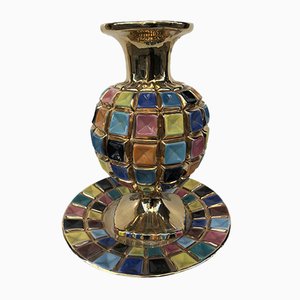 Vaso vintage in ceramica, anni '50