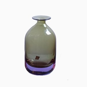 Murano Glass Vase by Flavio Poli for AB MURANO, 1960s