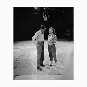 Eddie Fisher et Debbie Reynolds Archival Pigment Print Encadré en Blanc par Bettmann