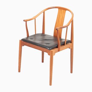 Mahogany China Chair by Hans J. Wegner for Fritz Hansen, 1960s