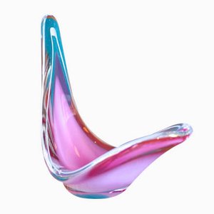 Coquille Glass Object by Paul Kedelv for Flygsfors, 1958