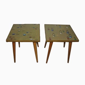 Vintage Planters / Side Table from Opal Möbel, 1970s, Germany, Set of 2