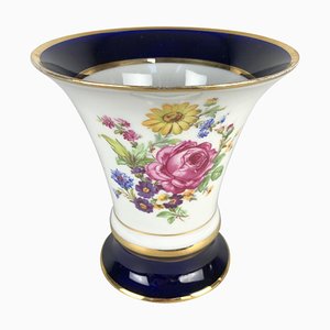 Handbemalte Porzellanvase von Royal Dux, 1960er