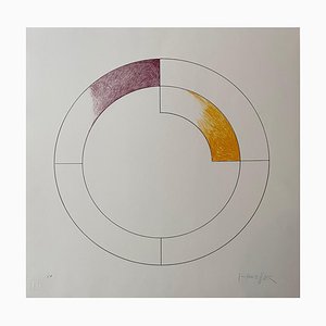 Gottfried Honegger Composition 3 (purple and yellow) 2015 2020
