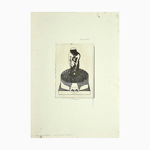 Danilo Bergamo, Roses, Radierung auf Karton, 1970er