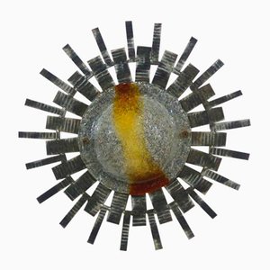 Vintage Large Sconce in Wrought Iron