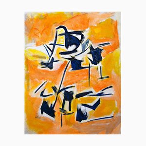 Giorgio Lo Fermo, The Orange Inspiration, óleo sobre lienzo, 2020