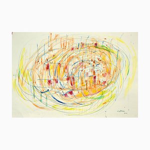 Giorgio Lo Fermo, Geometrical Abstract Composition, Mixed Media, 2020