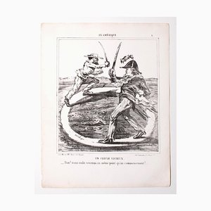 Jules Pelcaq, En Amérique, litografía sobre papel, siglo XIX