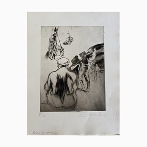 Anselmo Bucci, Military Life, Gravure, 1917