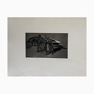 Anselmo Bucci, Militaire, Gravure, 1917