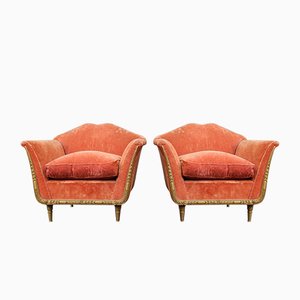 Set mit Sesseln von Guglielmo Ulrich, 1950er