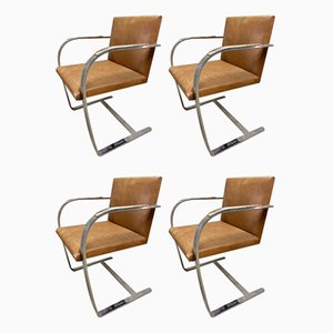 Brno Armchairs by Ludwig Mies van der Rohe for Knoll Inc. / Knoll International, 1966, Set of 4