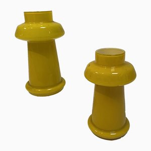 Yellow Lamps, 1970s, Set of 2