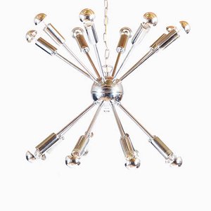 Große Österreichische Verchromte Sputnik Lampe, 1970er