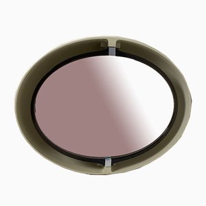 Pivoting and Lighted Oval Mirror from Allibert, 1970s