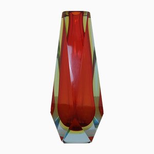 Vintage Italian Murano Glass Vase, 1960s