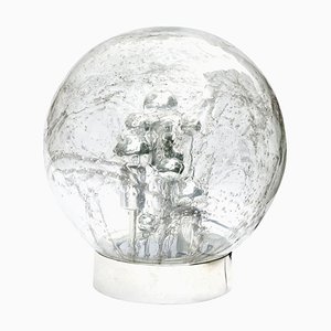 Chrome Bubble Glass Table or Floor Lamp from Doria, 1970s
