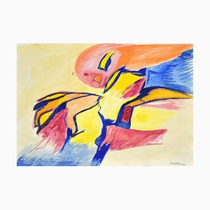 Giorgio Lo Fermo, Geometrical Abstract Composition, 2020, Mixed Media on Paper