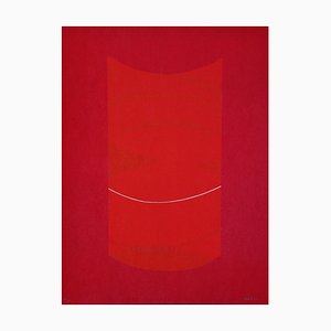 Lorenzo indrimi, Red one, 1970s, Lithograph