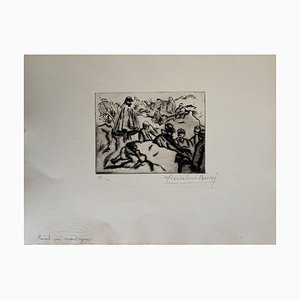 Anselmo Bucci, Militant, 1914, Etching