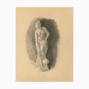 Venus, Early 20th-Century, Pencil on Paper