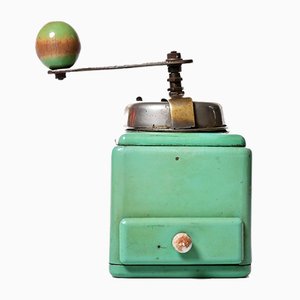 Macinacaffè manuale verde menta, anni '30