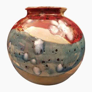Jarrón de cerámica de Sybille Traub, años 80