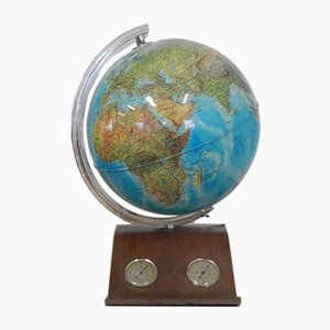 Globe with Light and Barometer from Rico Globus, Italy, 1990s