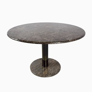 Vintage Marble Dinner Table with Rose and Grey Marble