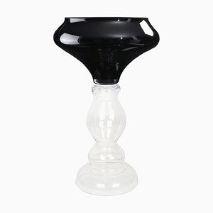 Zeus Vase aus schwarzem Glas von VGnewtrend