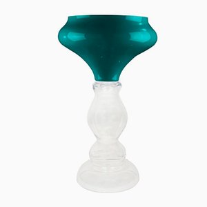 Zeus Vase in grünem Lagoon Glas von VGnewtrend