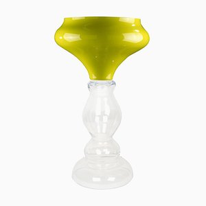 Vaso Zeus in vetro verde mela di VGnewtrend