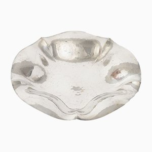 Hammered Silver Plate Bowl from WMF, 1940s