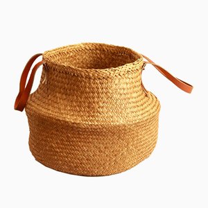 Vintage Zana Wicker Basket, 1970s