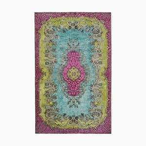 Tapis Vintage Reteint Rose