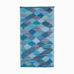 Tapis Bleu Vintage