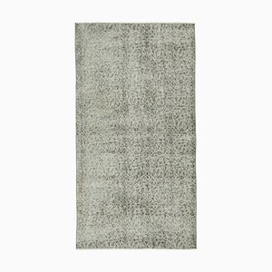 Grau Eingefärbter Vintage Teppich