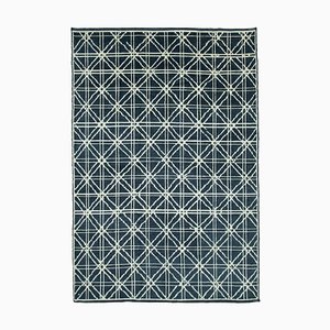 Marokkanischer Vintage Teppich in Blau