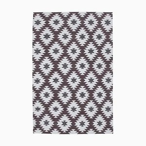 Tapis Dhurrie Vintage Marron