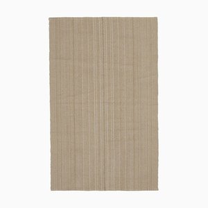 Tapis Kilim Vintage Marron Moderne